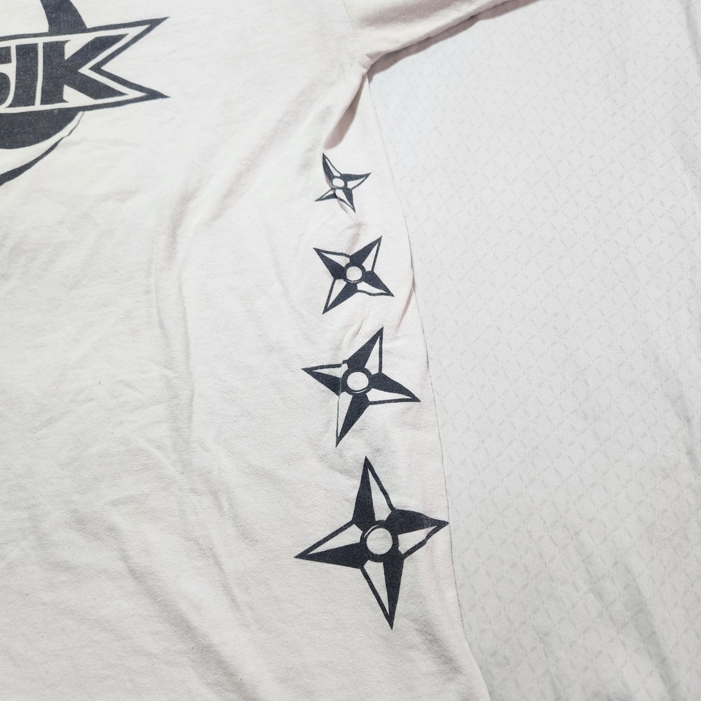 Datsik Graphic T Shirt Mens M White EDM Dubstep Logo Sleeve Print Streetwear - Picture 2 of 11